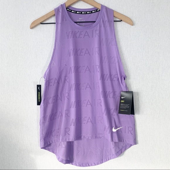 Nike Tops - Nike Air Racerback Running Tank Top Lavender S/M